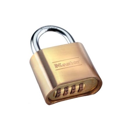 Master Lock Master Lock No. 175D Set-Your-Own Brass Combination Padlock - 2"W 175D
